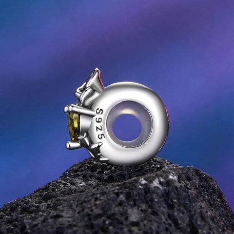 jewlouli floral heart birthstone charmscharmjewlouli jewelry fits pandora bracelet