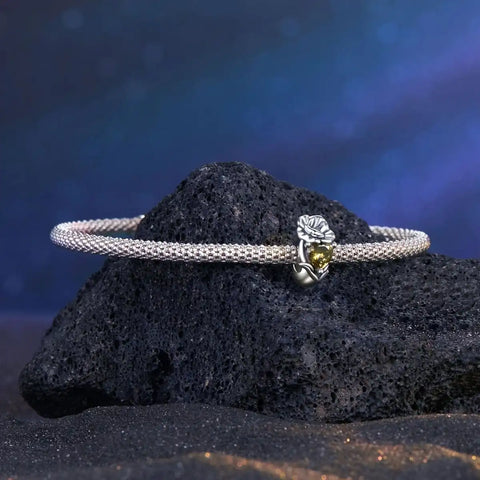 jewlouli floral heart birthstone charmscharmjewlouli jewelry fits pandora bracelet