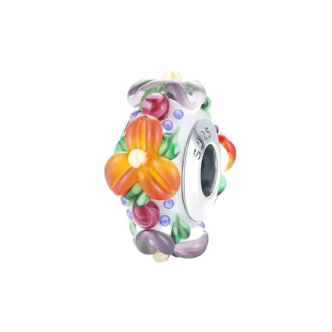 Floral Murano Glass Bead - Floral Murano Glass Bead