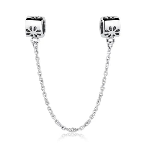Floral Safety Chain Charm - Floral Safety Chain Charm
