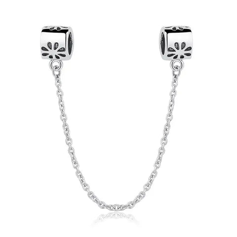 Floral Safety Chain Charm - Floral Safety Chain Charm