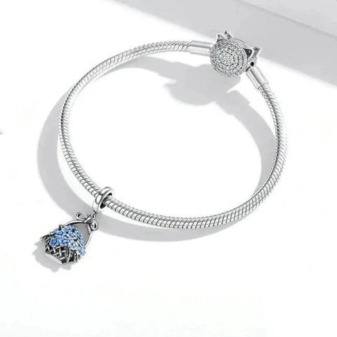 Flower Basket Charm - Flower Basket Charm