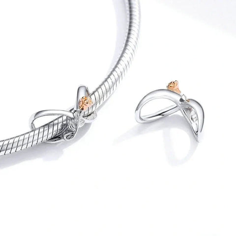 Flower Infinity Charm - Flower Infinity Charm