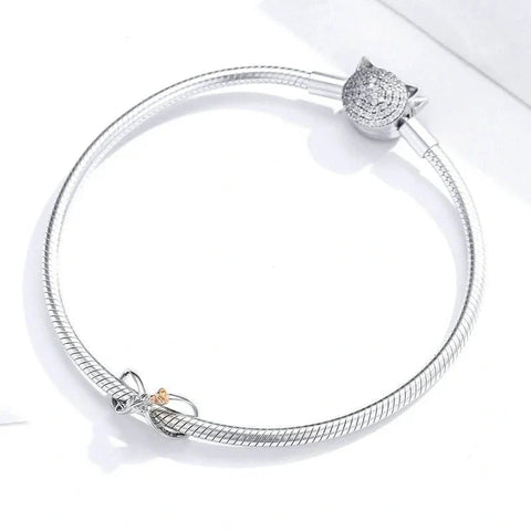Flower Infinity Charm - Flower Infinity Charm