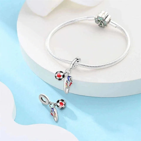 jewlouli football-shoe-ball-dangle-pandora-charm-jewelry__ fits pandora bracelet