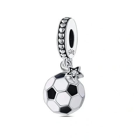 Football Star Dangle Charm - Football Star Dangle Charm