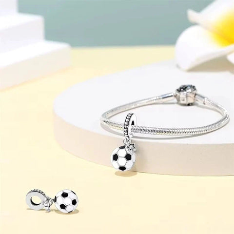 Football Star Dangle Charm - Football Star Dangle Charm