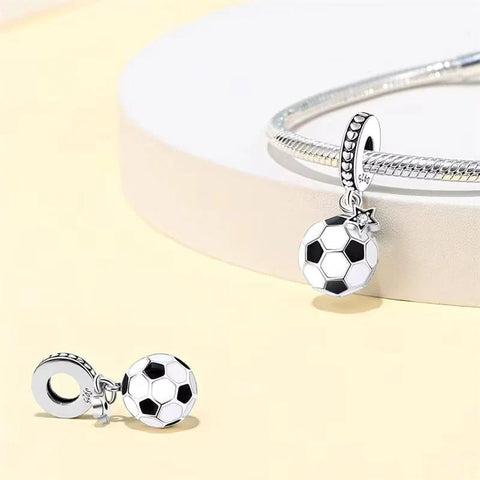 Football Star Dangle Charm - Football Star Dangle Charm