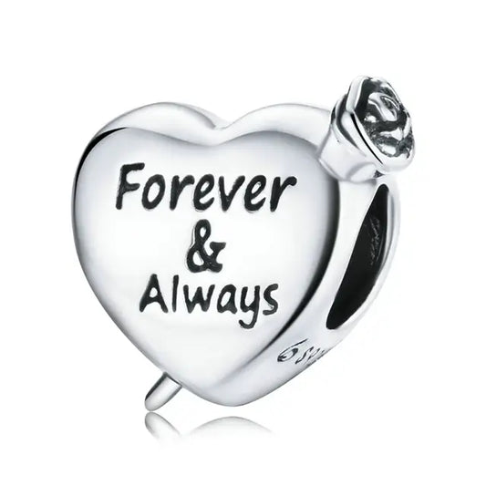 forever-and-always-charm affordable charm Jewelry Pandora fits bracelet