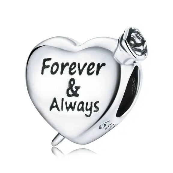 Forever and Always Charm - forever-and-always-charm affordable charm Jewelry Pandora fits bracelet