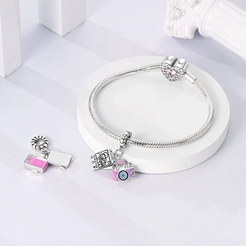 jewlouli forever moments camera photo pandora charm jewelry fits pandora bracelet