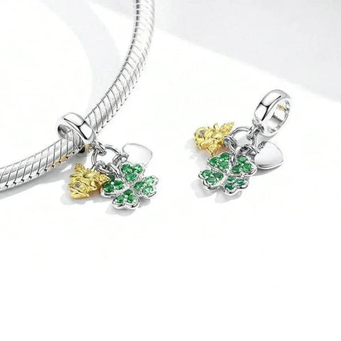 Four Leaf Clover Charm - Four Leaf Clover Charm