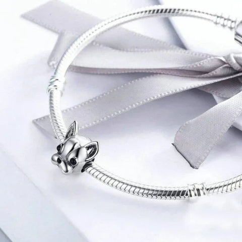 French Bulldog Silver Charm - French Bulldog Silver Charm