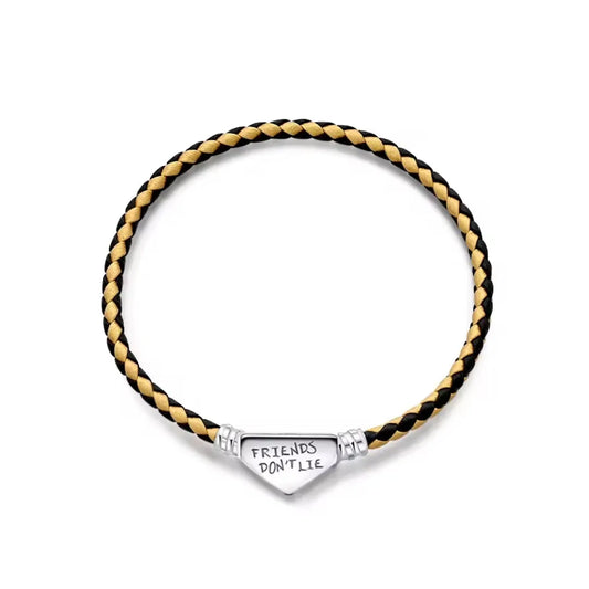 Friends don't lie yellow bracelet