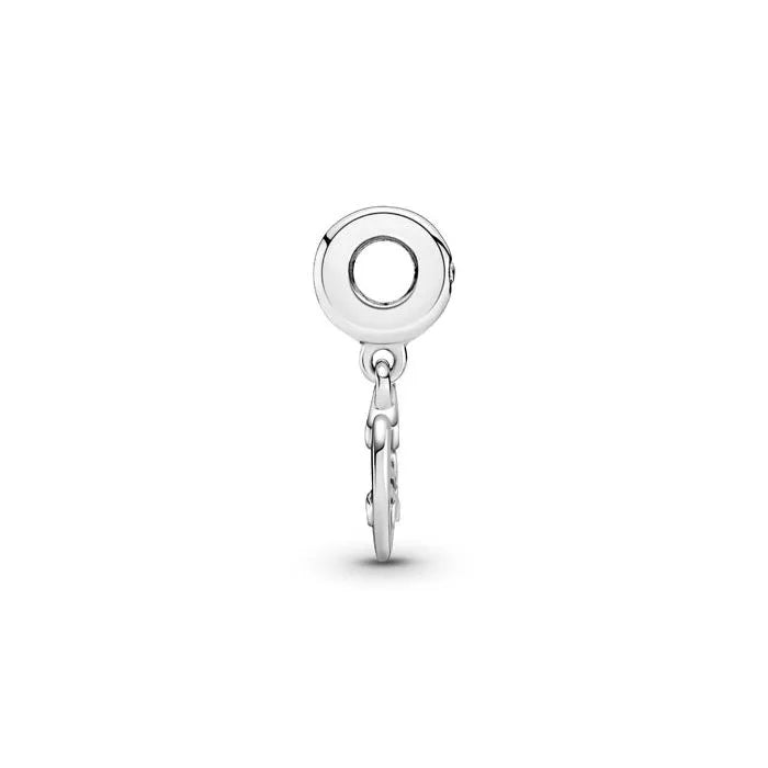 Friends Forever Heart Dangle Charm - Heart-shaped dangle charm celebrating lasting friendships, perfect for best friends.