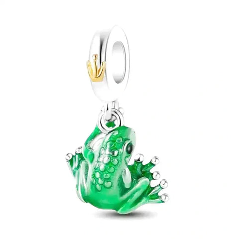 Frog Charm - frog-charm charm fits Pandora bracelet affordable Jewelry