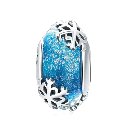 Frozen Murano Glass Bead