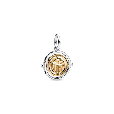 Fu Spinning Dangle Charm - Pandora Shine - Fu Spinning Dangle Charm Pandora Shine - Fu dangle charm with spinning design, symbolizing good fortune in Pandora Shine.