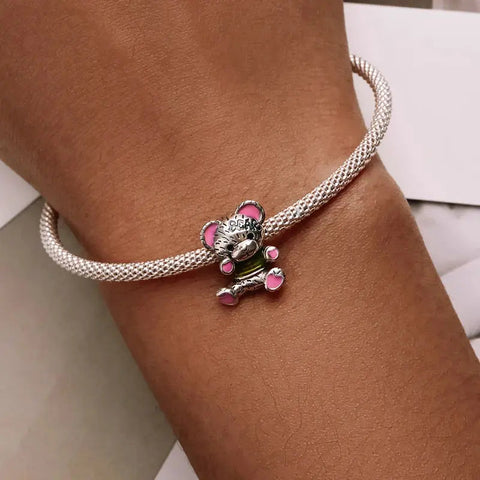 Fuzzy Teddy Bear Charm - Fuzzy Teddy Bear Charm