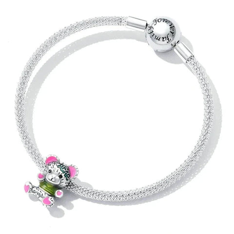 Fuzzy Teddy Bear Charm - Fuzzy Teddy Bear Charm