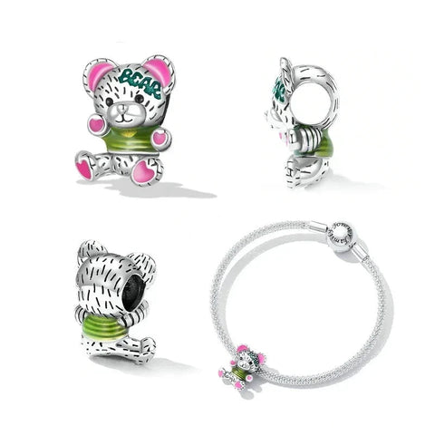 Fuzzy Teddy Bear Charm - Fuzzy Teddy Bear Charm