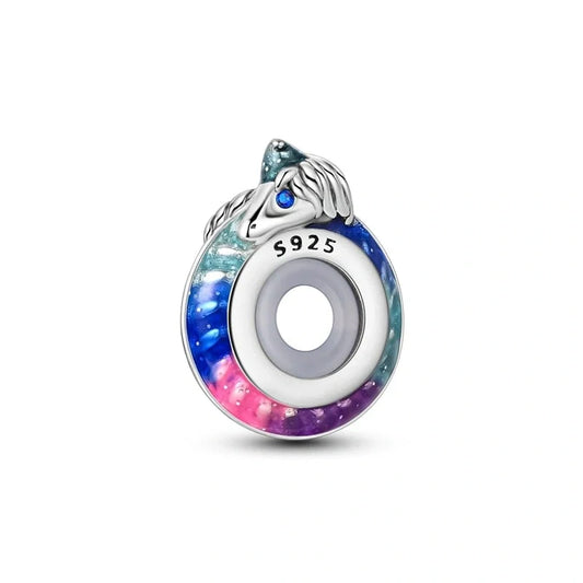 jewlouli galaxy glow unicorn pandora charm jewelry fits pandora bracelet