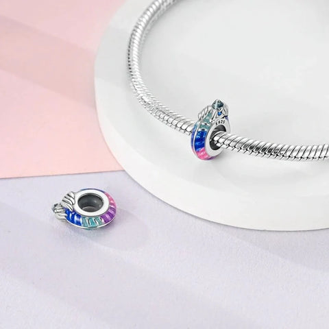 jewlouli galaxy glow unicorn pandora charm jewelry fits pandora bracelet