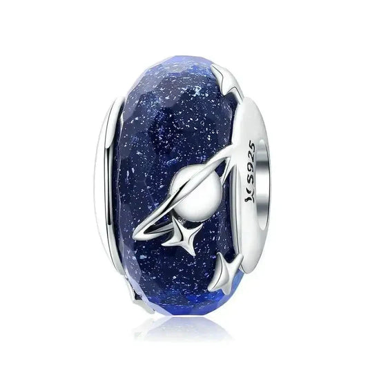 galaxy-murano-glass-bead Pandora charm fits bracelet Jewelry affordable