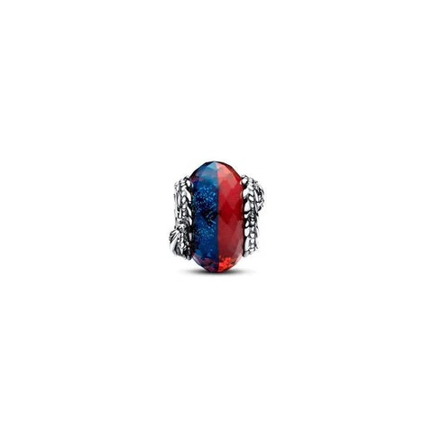Twin Dragon Murano Glass Charm