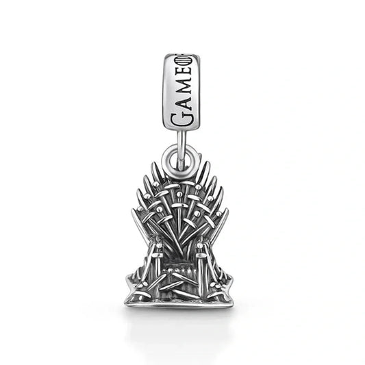 jewlouli game of thrones iron throne pandora charm jewelry fits pandora bracelet