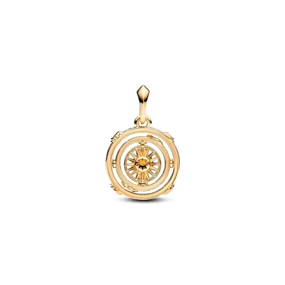 Game of Thrones, Spinning Astrolabe Dangle Charm - Pandora Shine - Mystical astrolabe charm from Game of Thrones, suitable for fantasy-themed charm bracelets