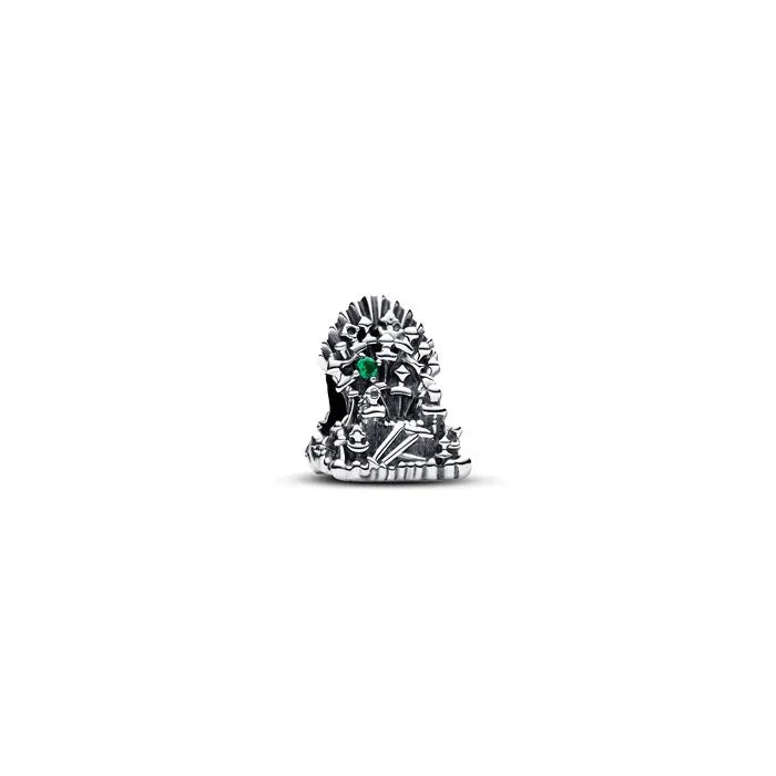 Game of Thrones The Iron Throne Charm - Iconic Iron Throne charm for Game of Thrones fans, adding fantasy to jewelry.