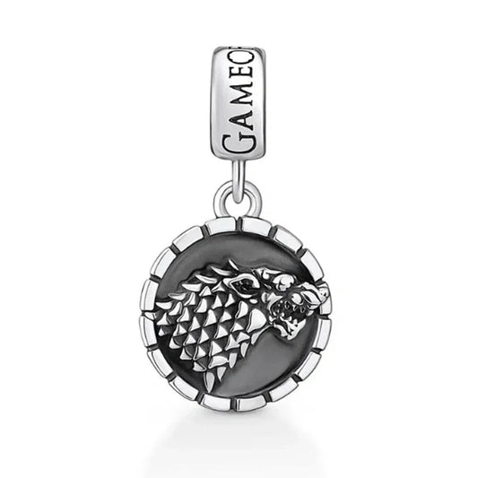 jewlouli game of thrones wolf pandora charm jewelry fits pandora bracelet