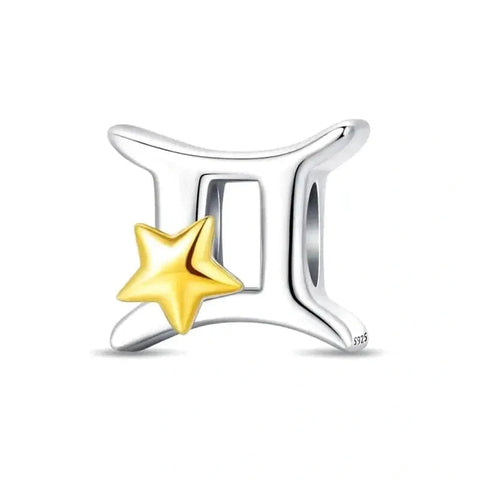 Gemini Star Sign Charm