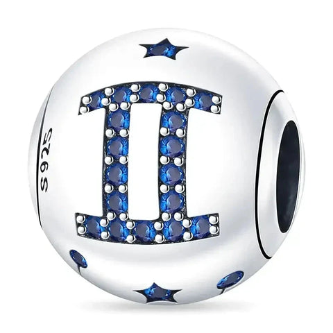Gemini Zodiac Charm - Fits pandora Bracelet