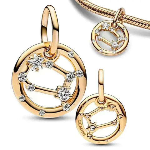 Gemini Zodiac Dangle Charm - Gemini Zodiac Dangle Charm