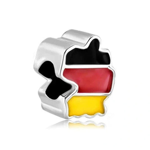 Germany Map Flag Charm - Germany Map Flag Charm