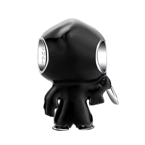 Ghost face with a knife charm