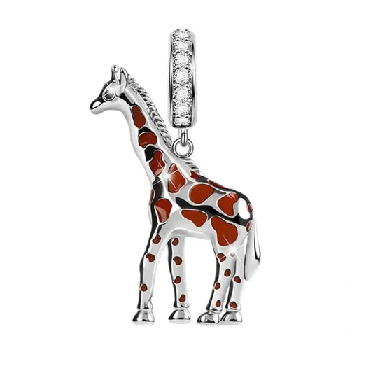 jewlouli giraffe dangle pandora charm jewelry fits pandora bracelet