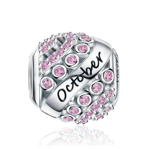 Glittering Birthstone Bead Charms - Glittering Birthstone Bead Charms
