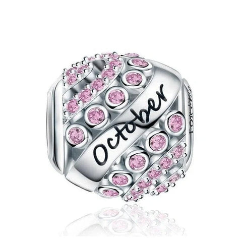 jewlouli glittering birthstone bead charmscharmjewlouli jewelry fits pandora bracelet