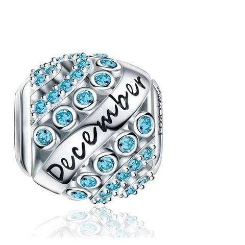 Glittering Birthstone Bead Charms - Glittering Birthstone Bead Charms