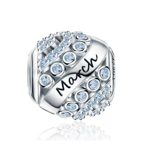 jewlouli glittering birthstone bead charmscharmjewlouli jewelry fits pandora bracelet