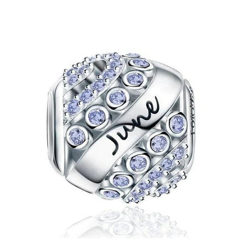 Glittering Birthstone Bead Charms - Glittering Birthstone Bead Charms