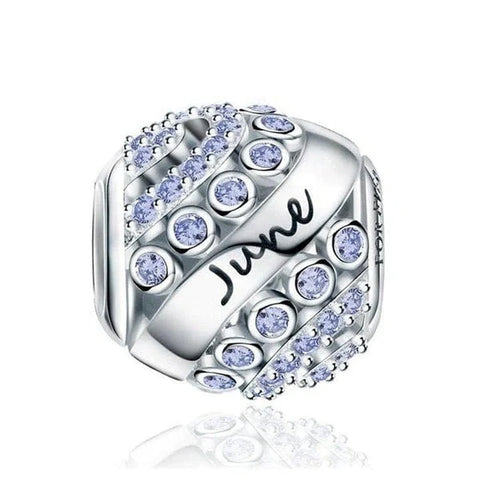 jewlouli glittering birthstone bead charmscharmjewlouli jewelry fits pandora bracelet