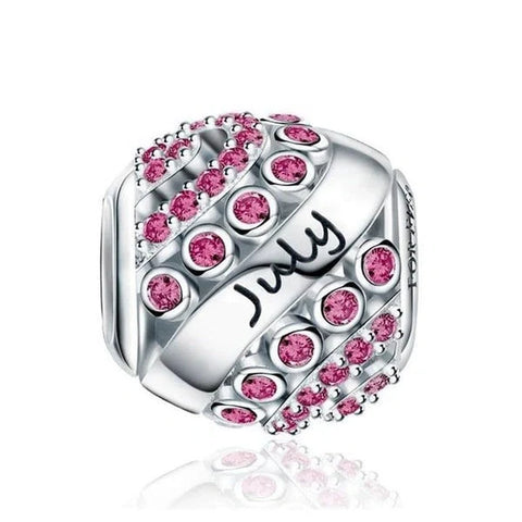 jewlouli glittering birthstone bead charmscharmjewlouli jewelry fits pandora bracelet