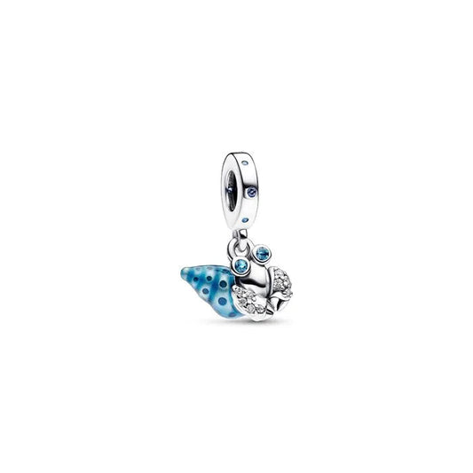 Glow-in-the-dark Hermit Crab Dangle Charm