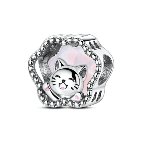 jewlouli glow in the dark luminous smiling cat charm jewlouli jewelry fits pandora bracelet
