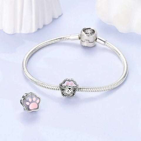 Glow in the Dark Luminous Smiling Cat Charm - Glow in the Dark Luminous Smiling Cat Charm