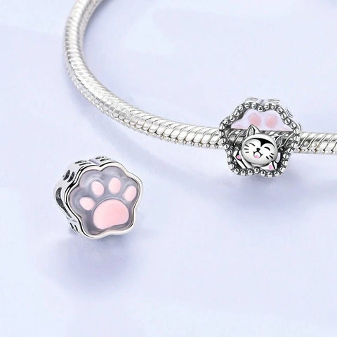 jewlouli glow in the dark luminous smiling cat charm jewlouli jewelry fits pandora bracelet